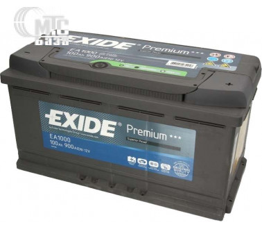 Аккумулятор Exide Premium [EA1000] 6CT-100  R EN900 А 353x175x190мм
